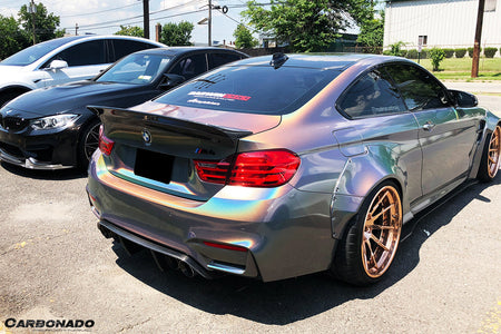 2014-2020 BMW F82/F83 M4 DE Style Partial Carbon Fiber Aero - Full Kit - Carbonado Aero