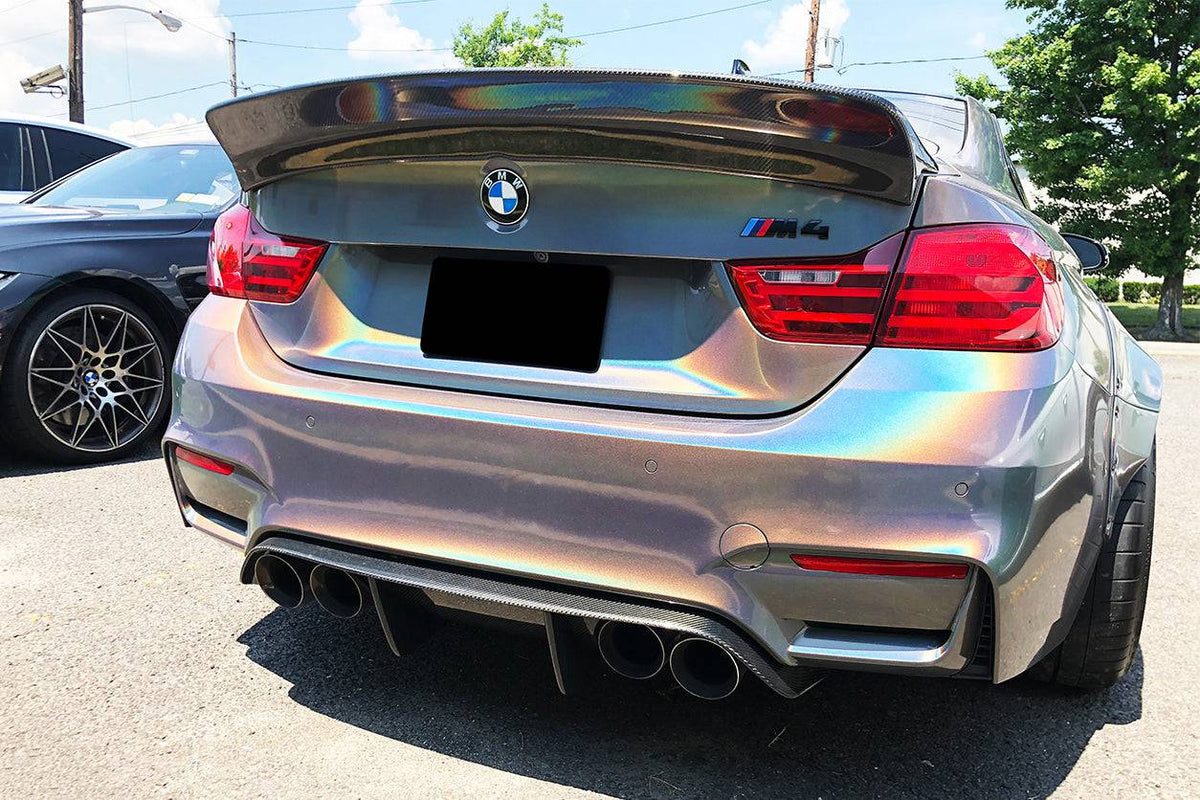 2014-2020 BMW F82/F83 M4 DE Style Partial Carbon Fiber Aero - Full Kit - Carbonado Aero