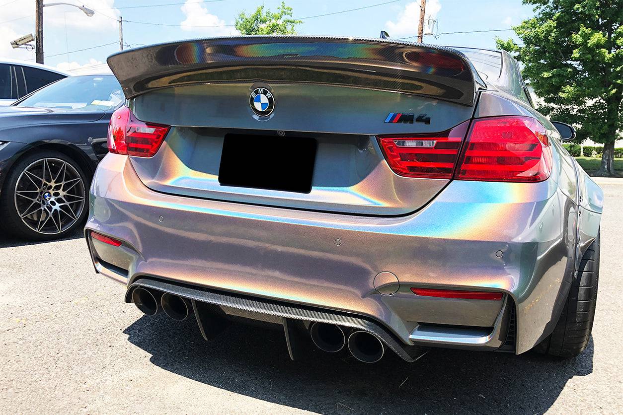 2014-2020 BMW F82/F83 M4 DE Style Partial Carbon Fiber Aero - Full Kit - Carbonado Aero