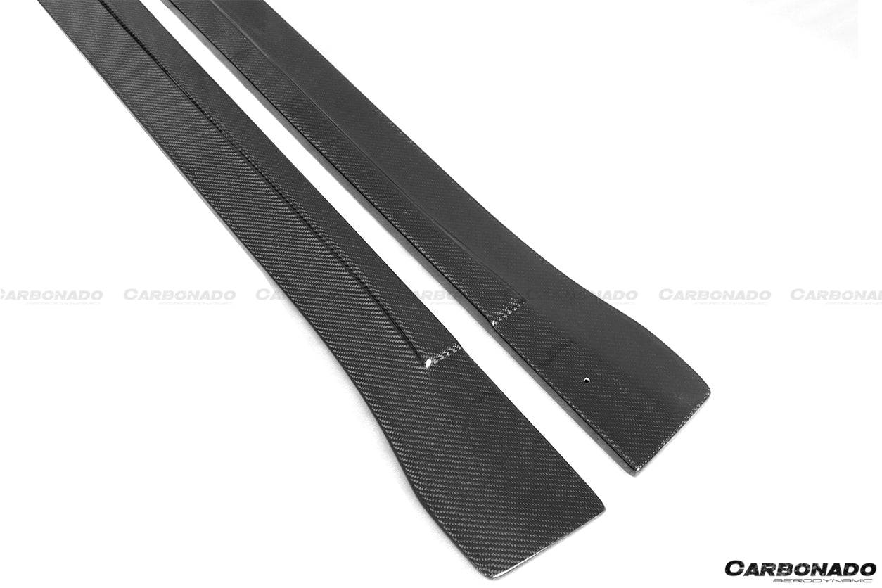 2014-2020 BMW F82/F83 M4 DE Style Carbon Fiber Side Skirts - Carbonado Aero