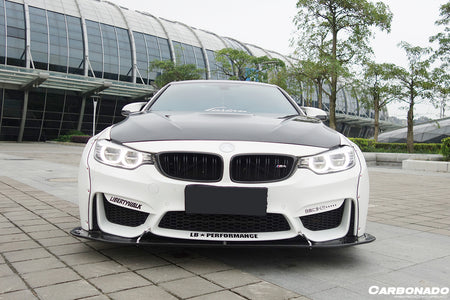 2014-2020 BMW F82/F83 M4 DE Style Partial Carbon Fiber Aero - Full Kit - Carbonado Aero