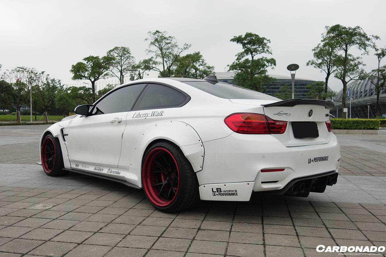 2014-2020 BMW F82/F83 M4 DE Style Partial Carbon Fiber Aero - Full Kit - Carbonado Aero