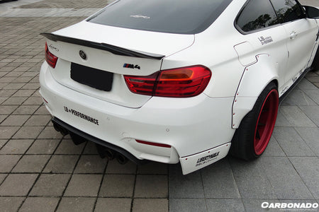 2014-2020 BMW F82/F83 M4 DE Style Partial Carbon Fiber Aero - Full Kit - Carbonado Aero