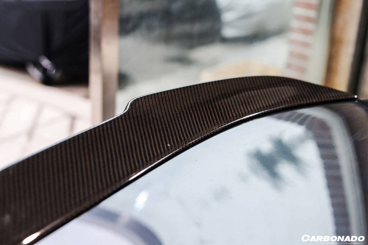 2014-2020 BMW M3 F80/ 3 Series F30 F35 VRS Style Carbon Fiber Trunk Spoiler - Carbonado Aero
