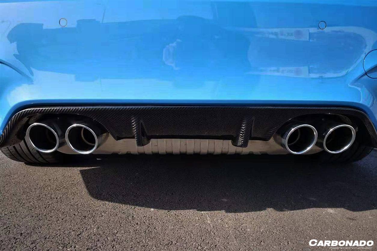 2014-2020 BMW M3 F80 M4 F82 D Style Rear Diffuser - Carbonado