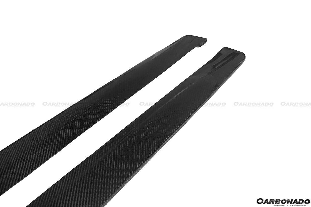 2014-2020 BMW M3 F80 VA Style Carbon Fiber Side Skirts - Carbonado Aero