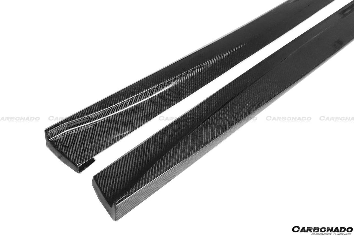 2014-2020 BMW M3 F80 VA Style Carbon Fiber Side Skirts - Carbonado Aero
