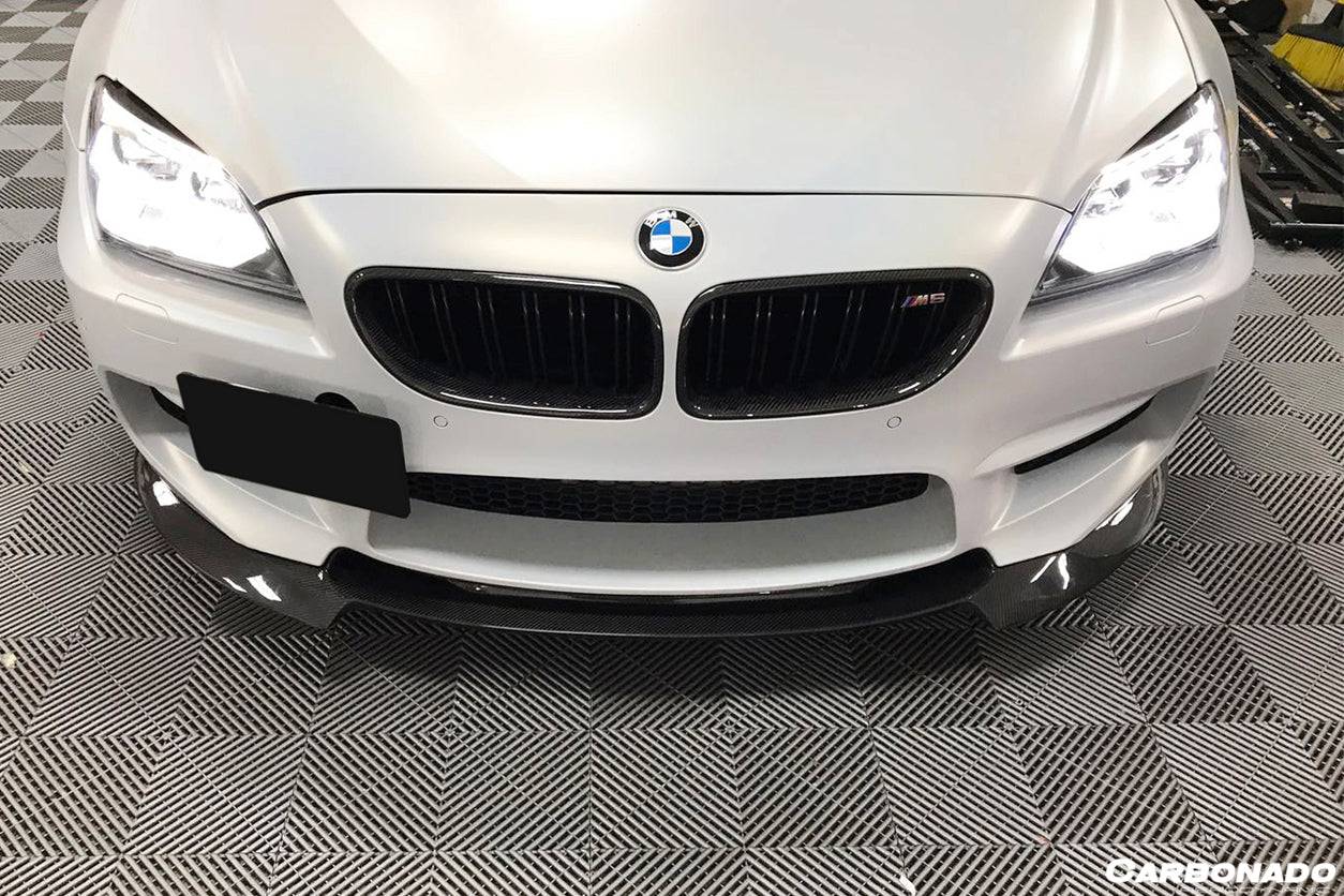 2013-2018 BMW M6 F12/F13/F06 VRS Style Carbon Fiber Front Lip - Carbonado Aero