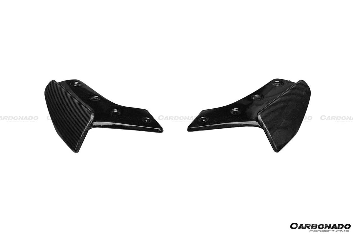 2014-2018 BMW X5 F15 MP Style Carbon Fiber Rear Cap Splitters (MT ONLY) - Carbonado Aero