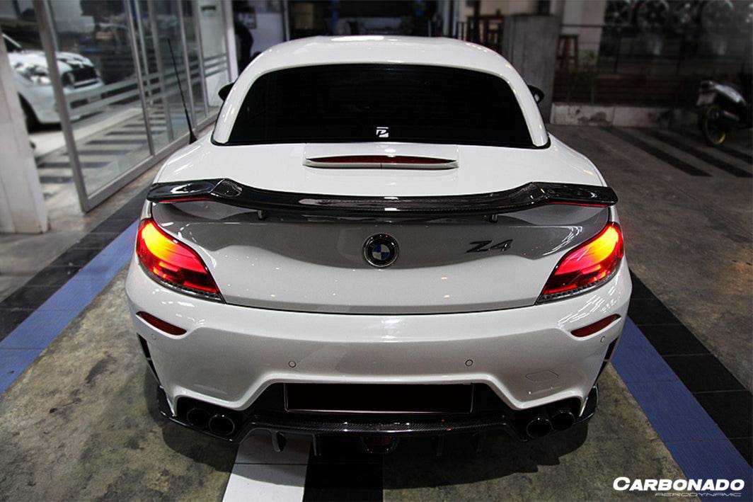 2009-2016 BMW Z4 E89 RW Style Carbon Fiber Turnk Spoiler - Carbonado Aero