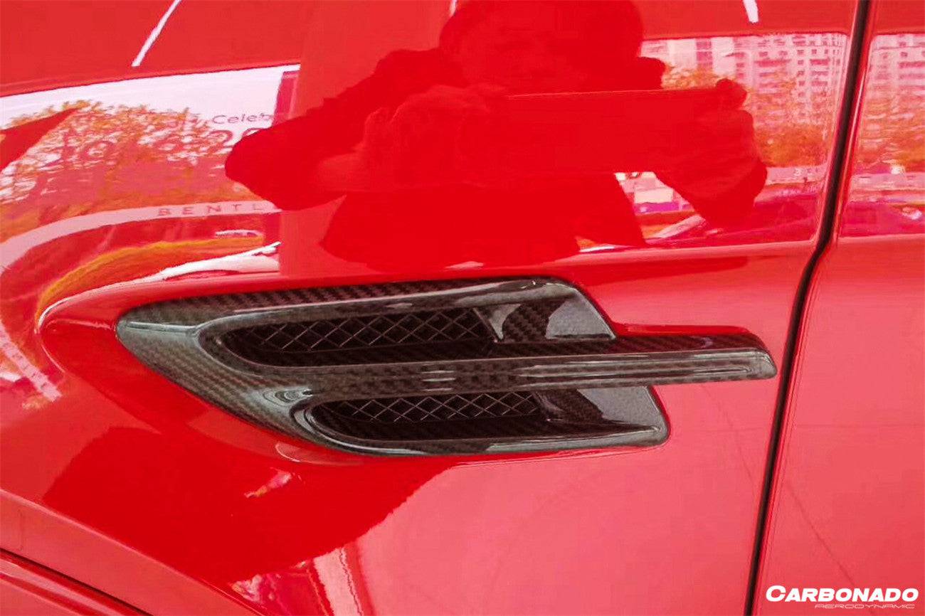 2016-2019 Bentley Bentayga OD Style Carbon Fiber Fender Vents - Carbonado Aero