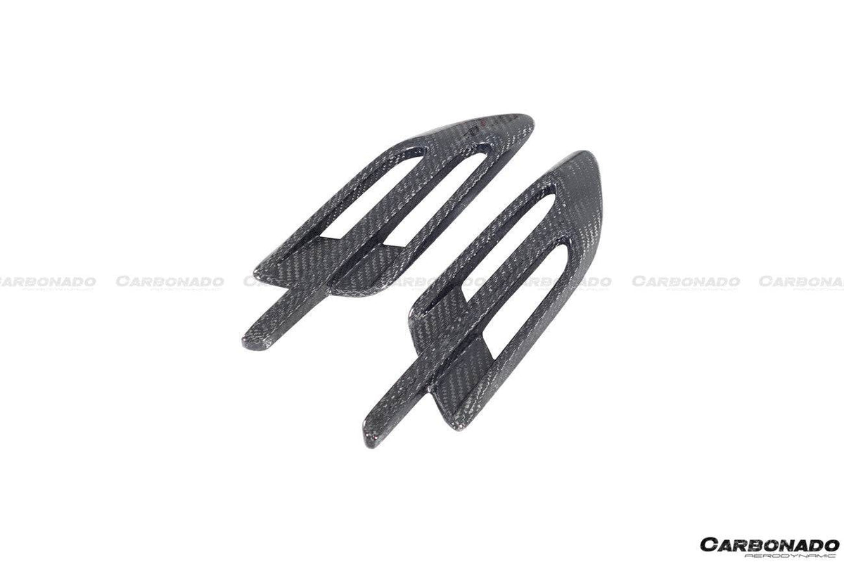 2016-2019 Bentley Bentayga OD Style Carbon Fiber Fender Vents - Carbonado Aero