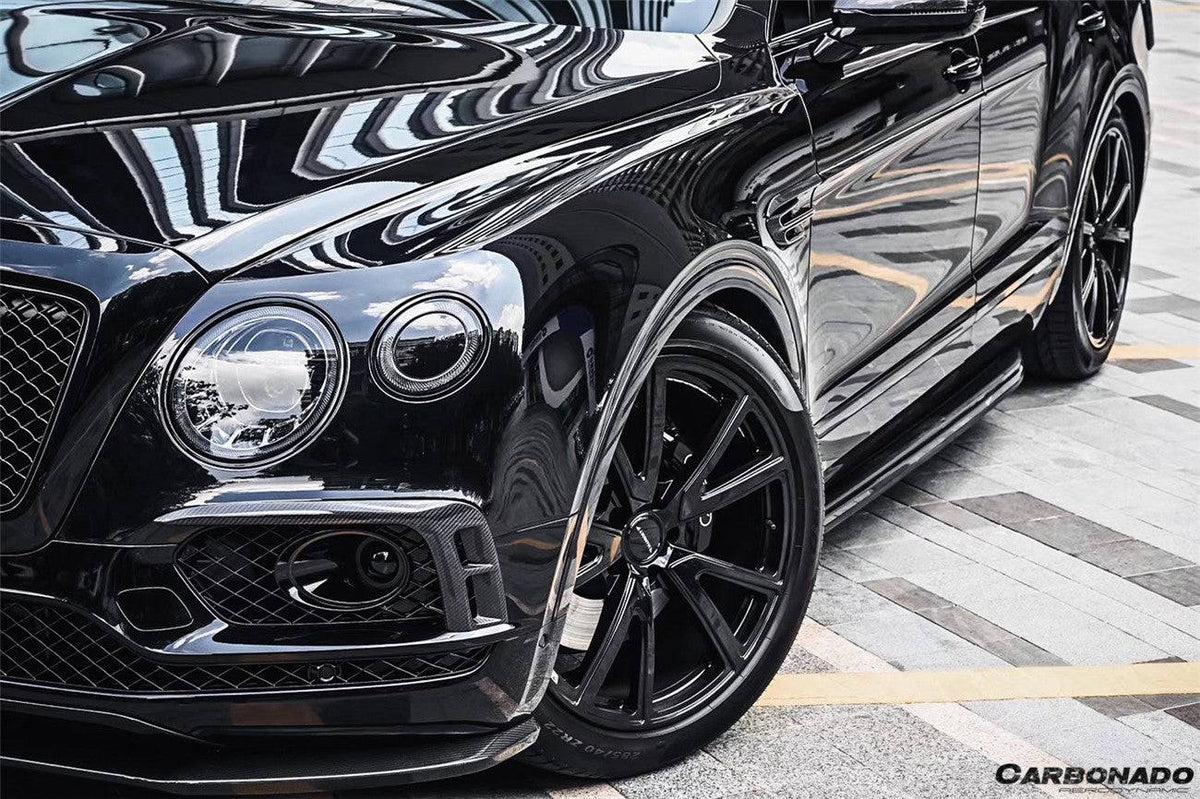 2016-2019 Bentley Bentayga OD Style Carbon Fiber Fender Vents - Carbonado Aero