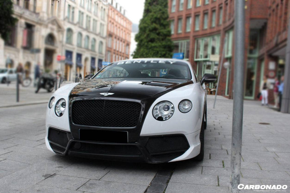2012-2015 Bentley Continental V8 GT/GTC/V8S - W12 GT/GTC/SPEED VRS Style Front Bumper - Carbonado