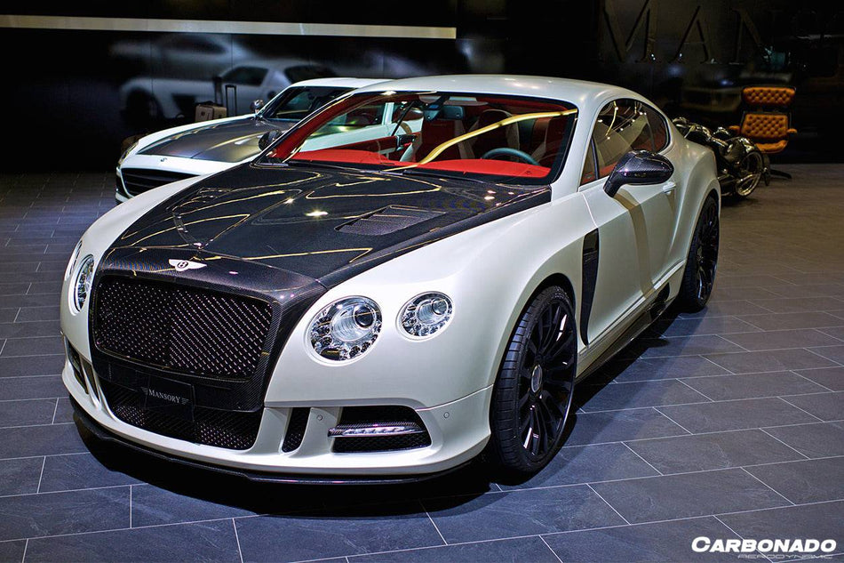 2012-2015 Bentley Continental V8 GT & GTC & V8S - W12 GT & GTC & SPEED MSY Style Side Skirts - Carbonado