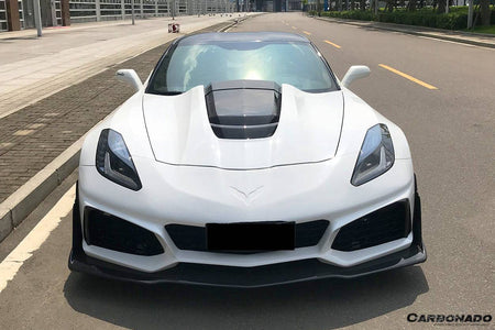 2013-2019 Corvette Z06 Grandsport ZR1 Style Full Front Body Kit - Carbonado