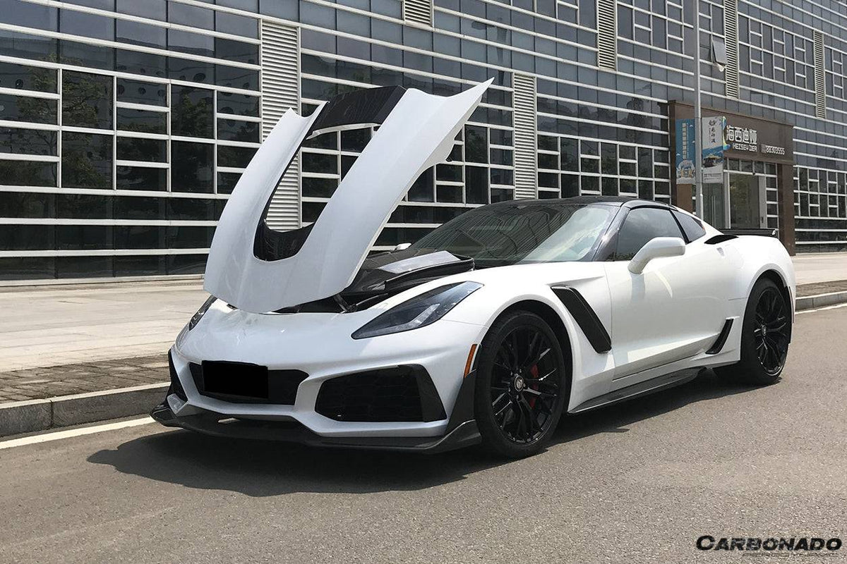 2013-2019 Corvette Z06 Grandsport ZR1 Style Full Front Body Kit - Carbonado Aero