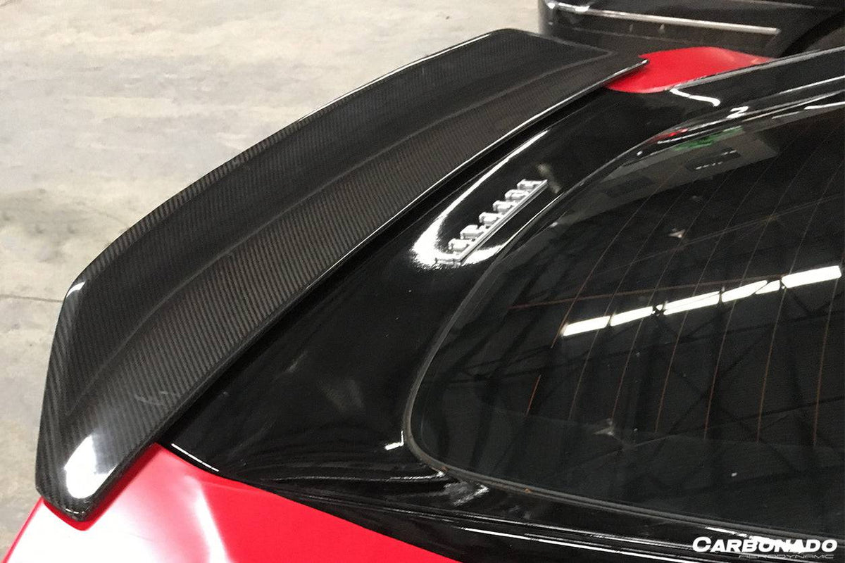 2012-2017 Ferrari F12 Berlinetta DC Style Carbon Fiber Trunk Spoiler - Carbonado Aero