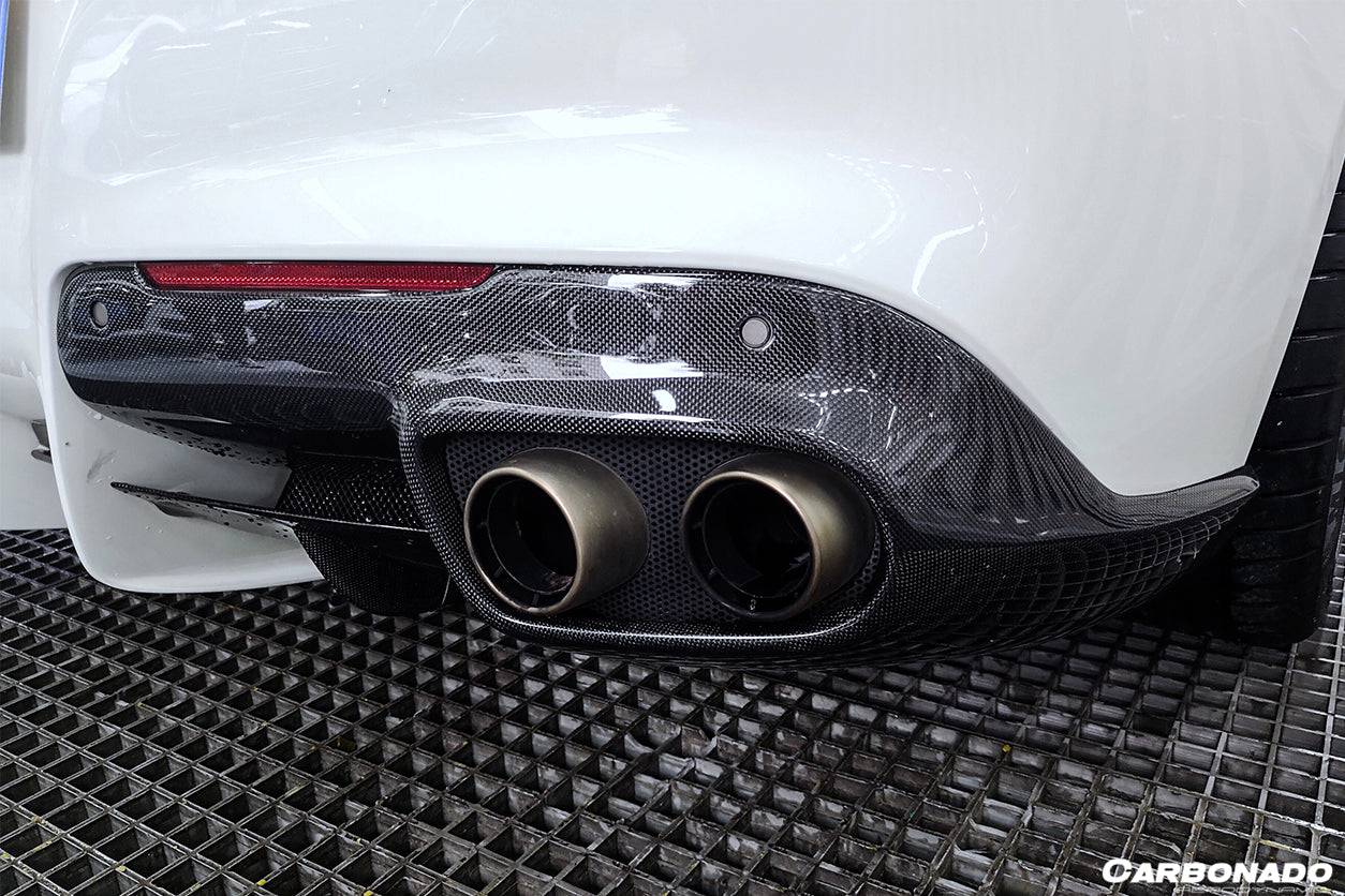 2012-2017 Ferrari F12 Berlinetta RS Style Carbon Fiber Rear Diffuser - Carbonado Aero