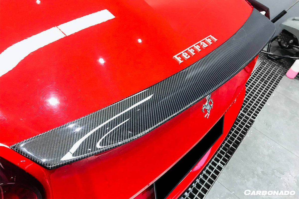 2015-2018 Ferrari California bkss style Carbon Fiber Turnk Spoiler - Carbonado Aero