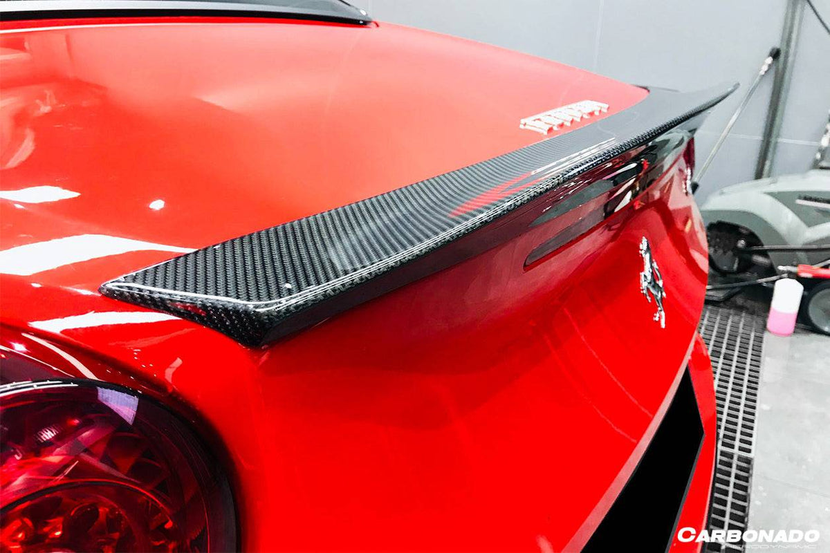 2015-2018 Ferrari California bkss style Carbon Fiber Turnk Spoiler - Carbonado