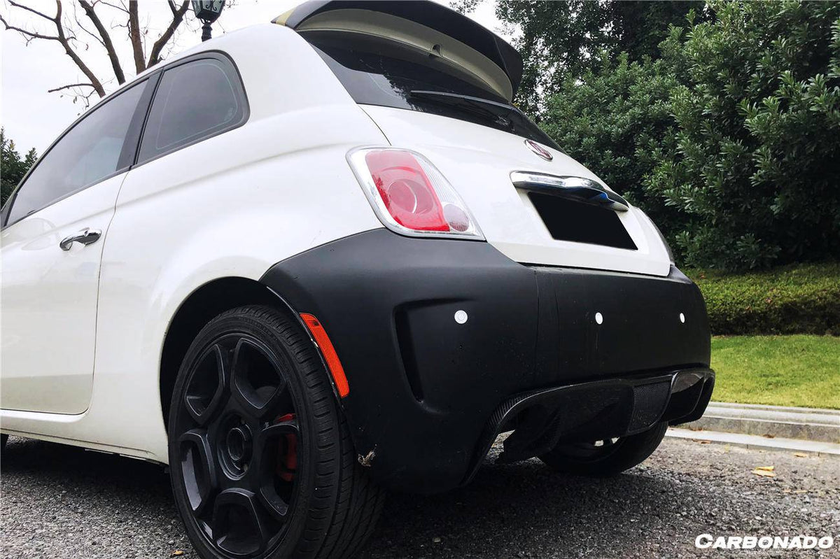 2010-2015 Fiat Abarth 500 Sports Style Rear Bumper – Carbonado Aero