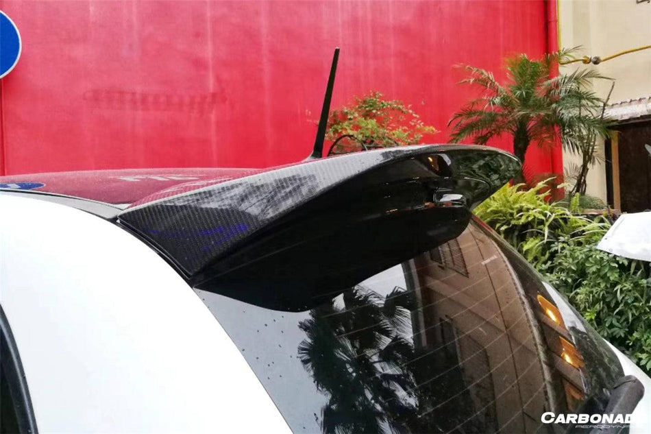 2010-2015 Fiat Abarth 500 Sports Style Roof Spoiler - Carbonado