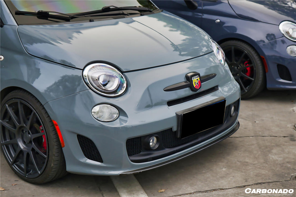 2010-2015 Fiat Abarth 500 Sports Style Front Bumper - Carbonado Aero