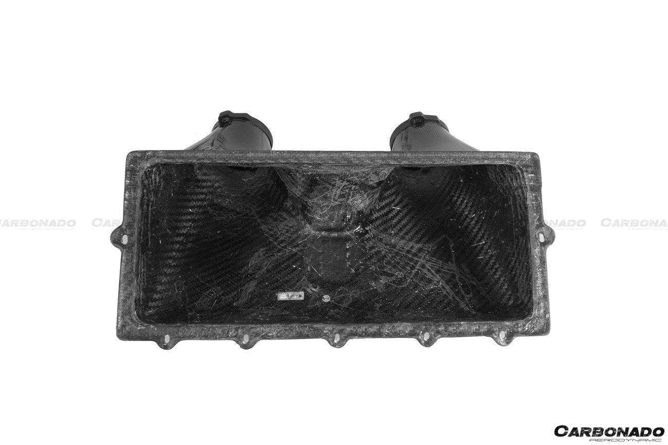 2010-2015 Ferrari 458 Coupe Spyder OE Style DRY Carbon Fiber Airbox - Carbonado Aero