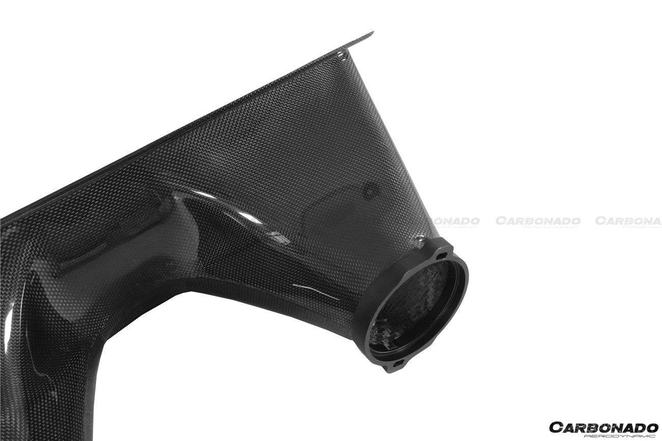 2010-2015 Ferrari 458 Coupe Spyder OE Style DRY Carbon Fiber Airbox - Carbonado Aero