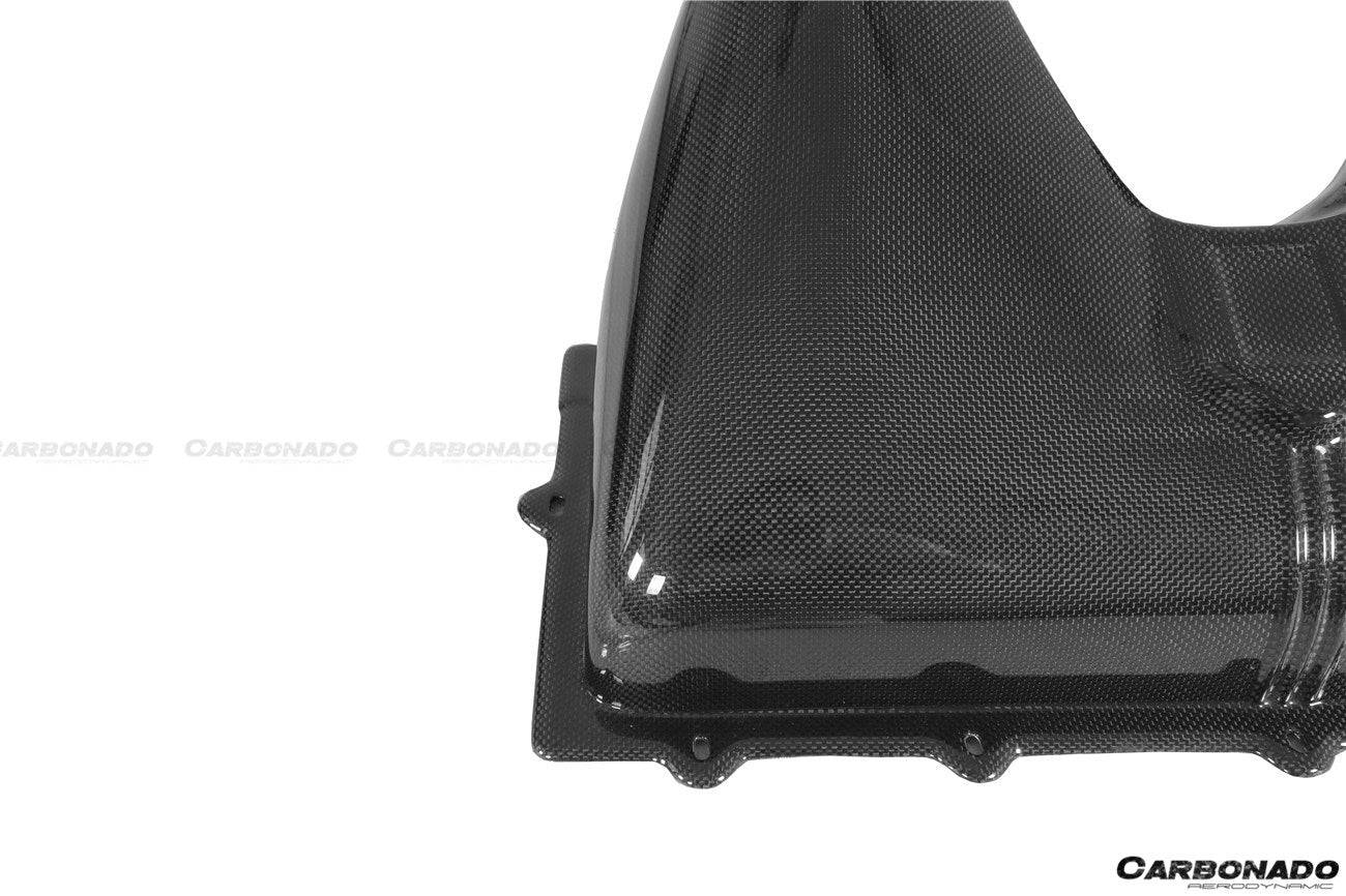 2010-2015 Ferrari 458 Coupe Spyder OE Style DRY Carbon Fiber Airbox - Carbonado Aero