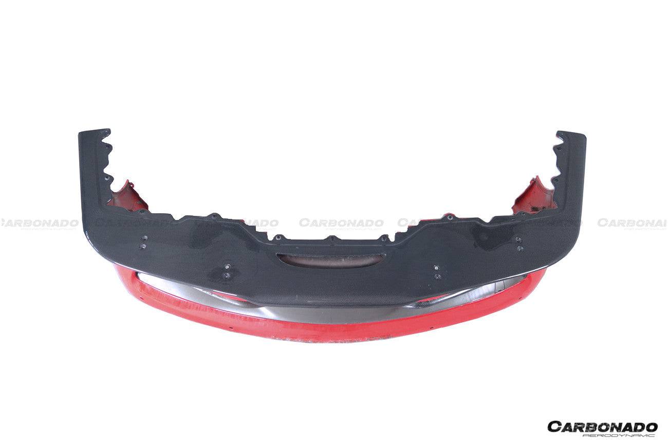 2010-2015 Ferrari 458 Coupe/Spyder AV Style Carbon Fiber Front Lip - Carbonado Aero