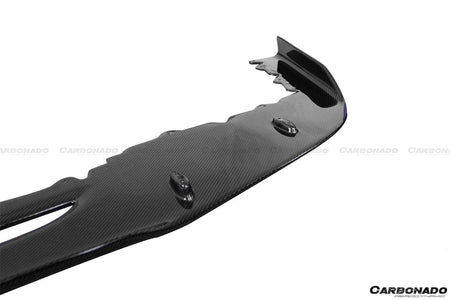 2010-2015 Ferrari 458 Coupe/Spyder AV Style Carbon Fiber Front Lip - Carbonado Aero