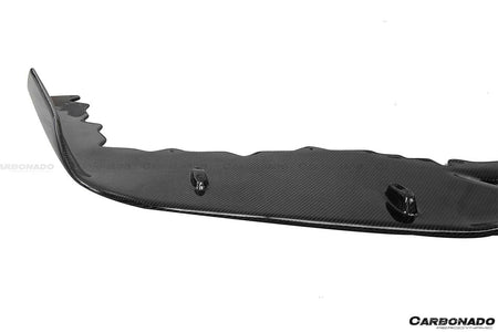 2010-2015 Ferrari 458 Coupe/Spyder AV Style Carbon Fiber Front Lip - Carbonado Aero