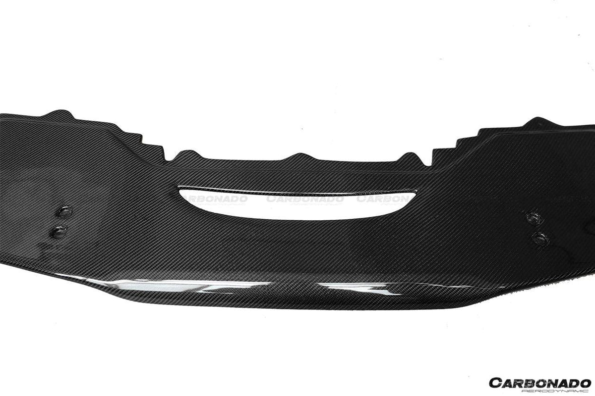 2010-2015 Ferrari 458 Coupe/Spyder AV Style Carbon Fiber Front Lip - Carbonado Aero