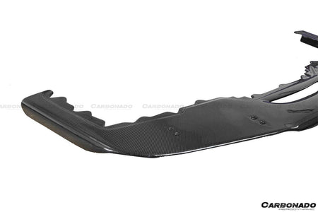 2010-2015 Ferrari 458 Coupe/Spyder AV Style Carbon Fiber Front Lip - Carbonado Aero