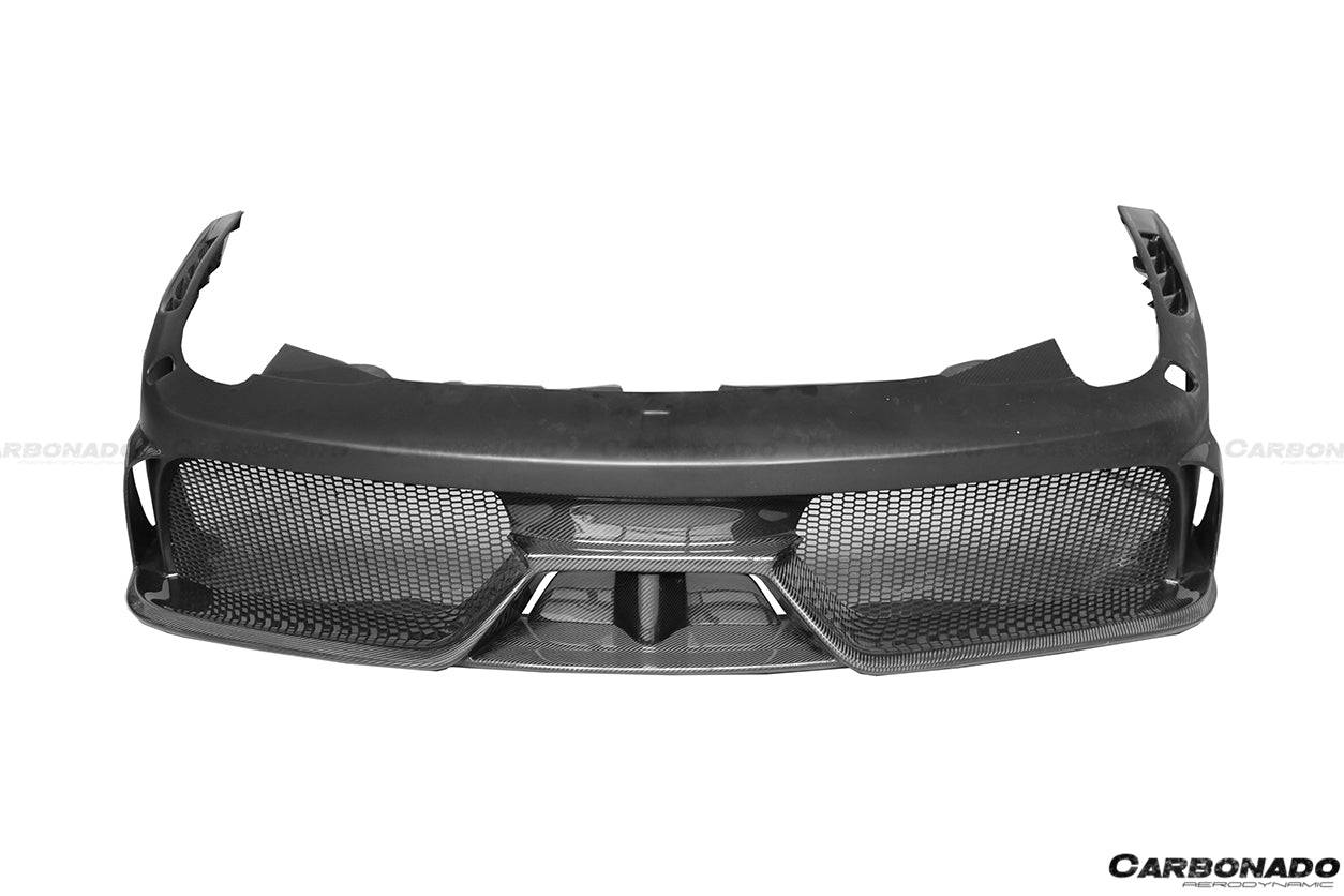 2010-2015 Ferrari 458 Coupe Spyder SP Style Front Bumper - Carbonado Aero