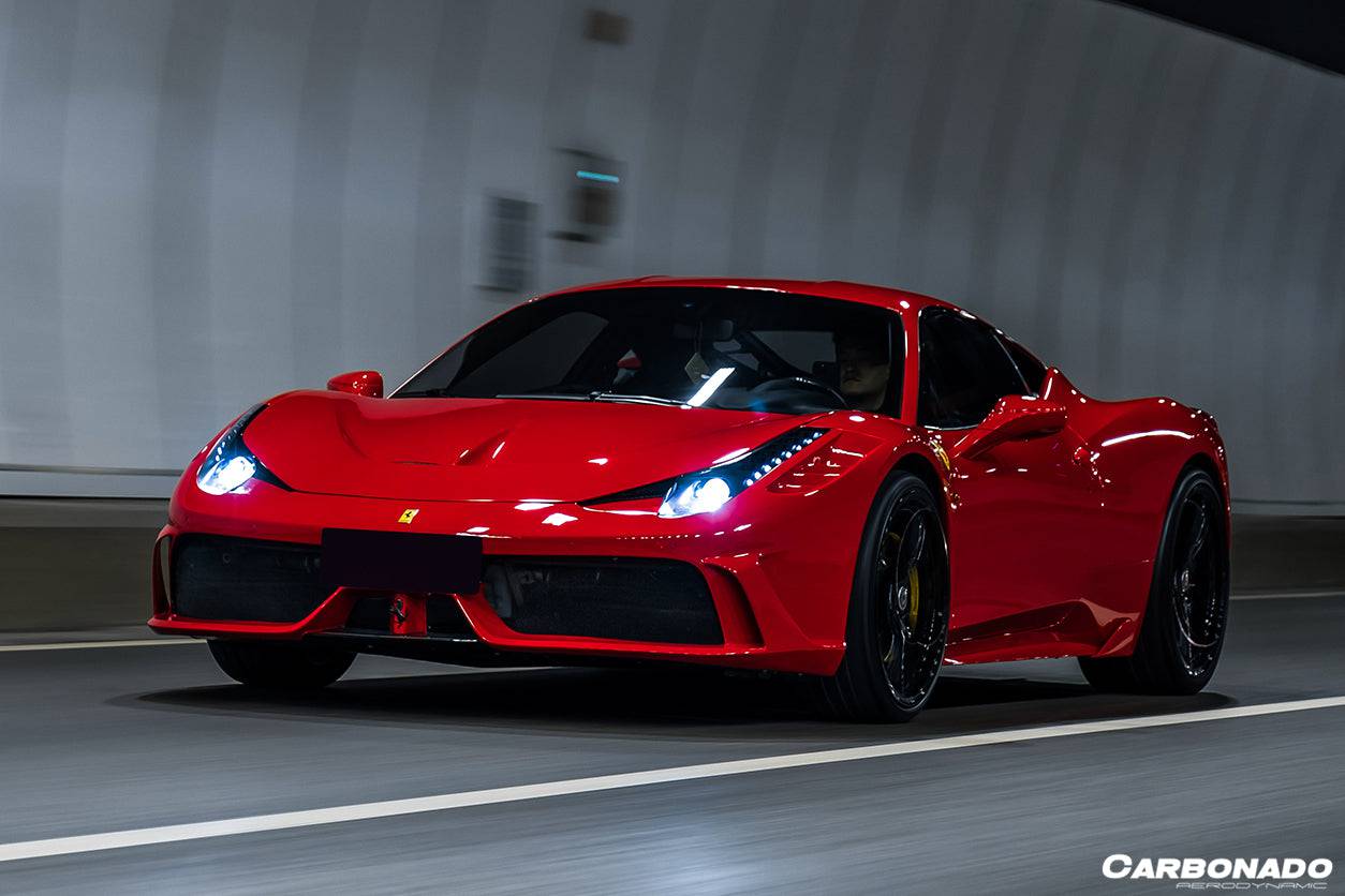 2010-2015 Ferrari 458 Coupe Spyder SP Style Hood - Carbonado Aero