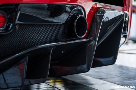 2010-2015 Ferrari 458 Speciale OE Style Carbon Fiber Rear Lip Diffuser - Carbonado Aero