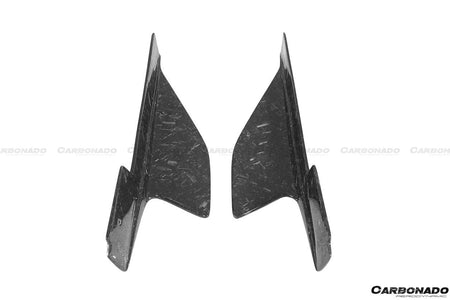 2010-2015 Ferrari 458 Coupe Spyder Speciale Style Carbon Fiber Side Skirts Canards - Carbonado Aero