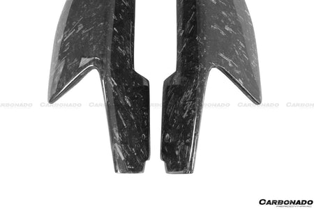 2010-2015 Ferrari 458 Coupe Spyder Speciale Style Carbon Fiber Side Skirts Canards - Carbonado Aero