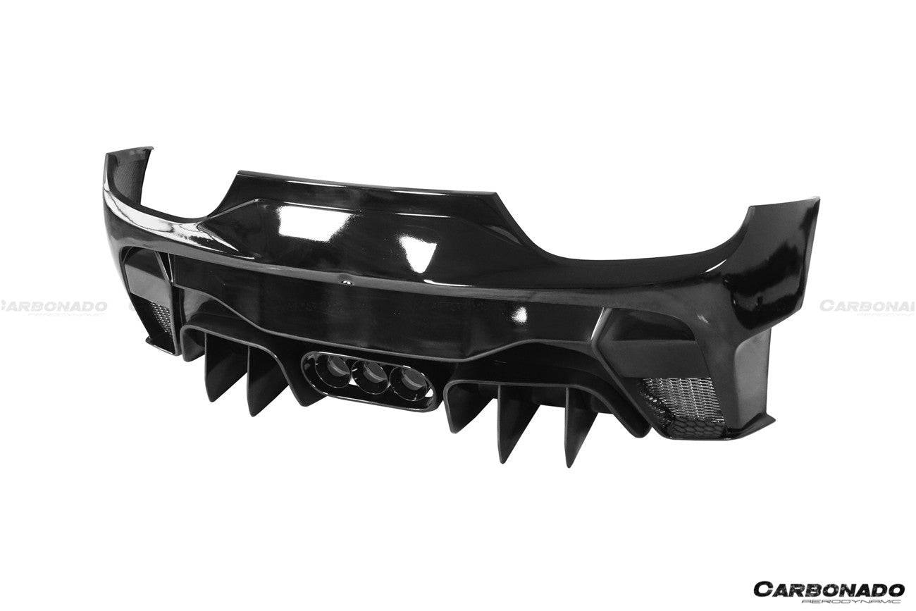 2010-2015 Ferrari 458 Italy/Spider VRS Style Rear Bumper W/Tips - Carbonado Aero