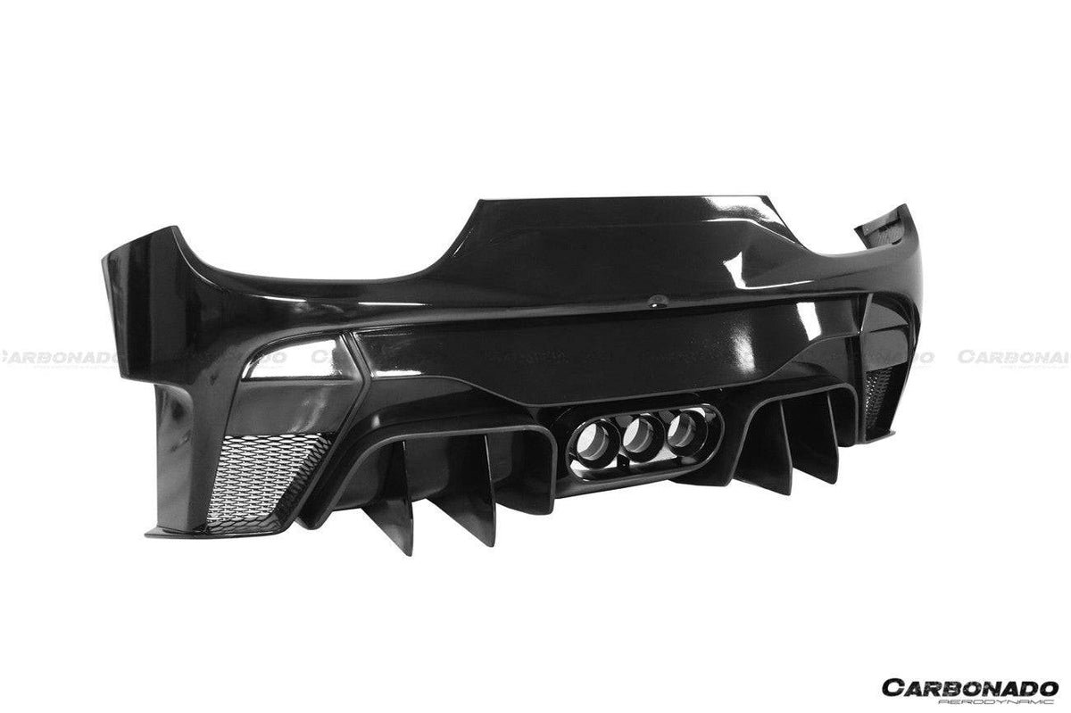 2010-2015 Ferrari 458 Italy/Spider VRS Style Rear Bumper W/Tips - Carbonado Aero