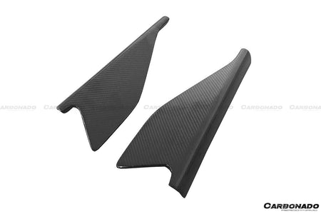 2010-2015 Ferrari 458 Speciale OE Style Carbon Fiber Side Skirt Canard - Carbonado Aero