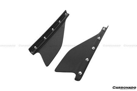 2010-2015 Ferrari 458 Speciale OE Style Carbon Fiber Side Skirt Canard - Carbonado Aero