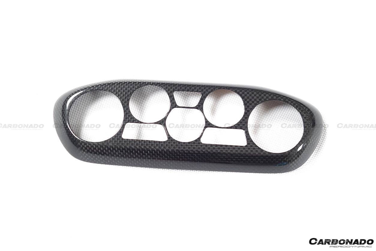 2010-2015 Ferrari 458 Coupe & Spider OE Style DRY Carbon Fiber Control Panel Cover - Carbonado