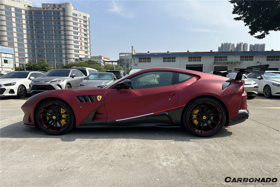 2017-2026 Ferrari Autoclave Carbon Fiber Door Panel Cover Carbonado (MSY) Fits: 812 Superfast, GTS