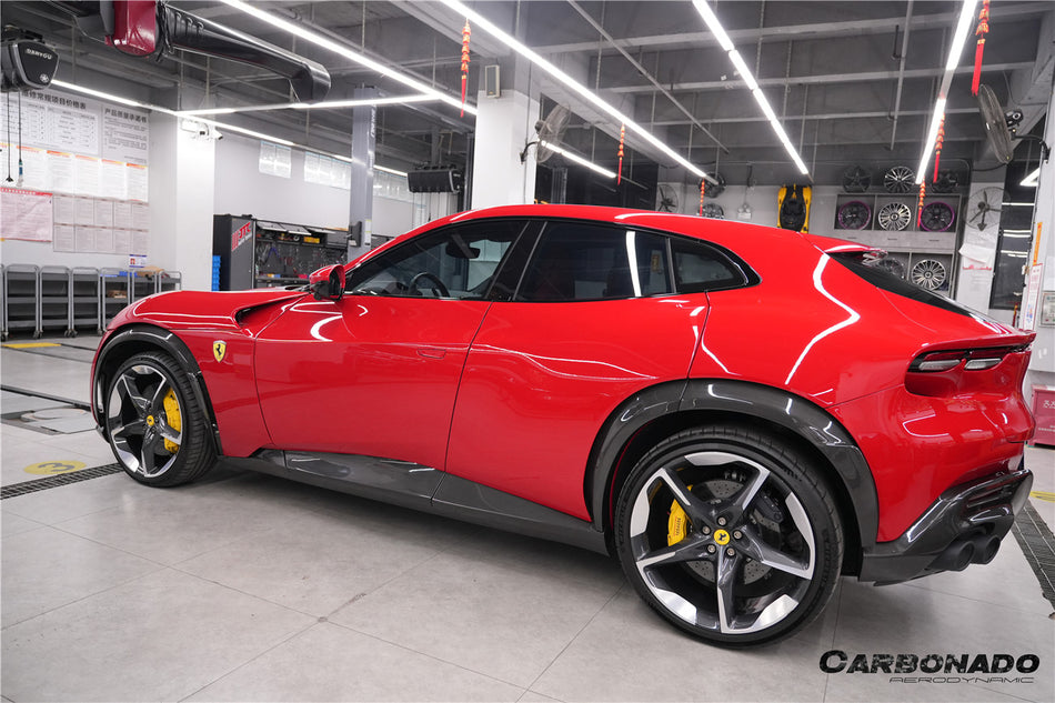 2023-2025 Ferrari Purosangue FUV Type F175 OEM Style Dry Carbon Fiber Fender Flare