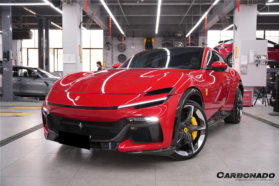 2023-2025 Ferrari Purosangue FUV Type F175 OEM Style Dry Carbon Fiber Front Lip