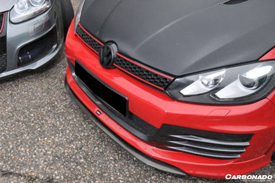 2010-2013 Volkswagen Golf 6 R20 GTI Rz Style Front Bmper - Carbonado Aero